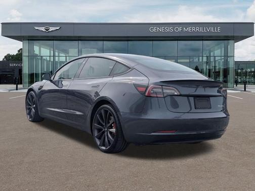 Gray 2020 Tesla Model 3 Performance