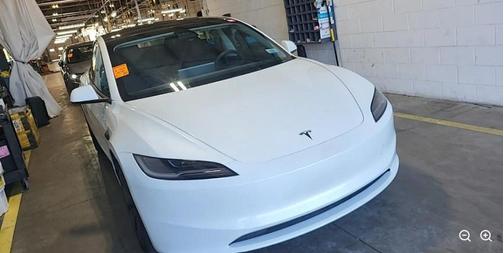White 2024 Tesla Model 3 Long Range