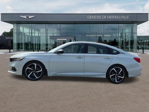 White 2022 Honda Accord Sport 2.0T