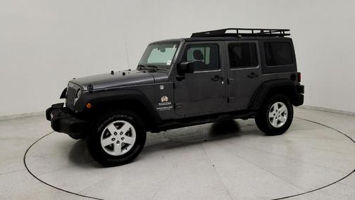 Granite Crystal Clearcoat Metallic 2017 Jeep Wrangler Unlimited Sport