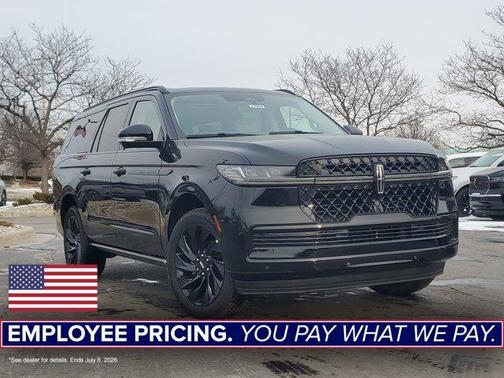 Infinite Black Metallic 2026 Lincoln Navigator L Reserve