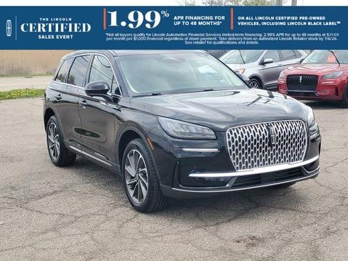 Infinite Black Metallic 2024 Lincoln Corsair Premiere