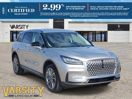 Silver Radiance Metallic 2023 Lincoln Corsair Standard