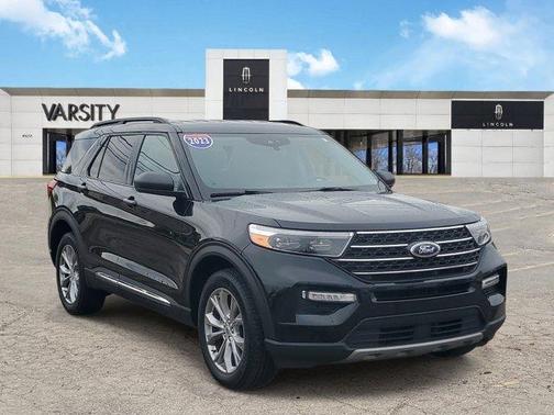 Agate Black Metallic 2023 Ford Explorer XLT