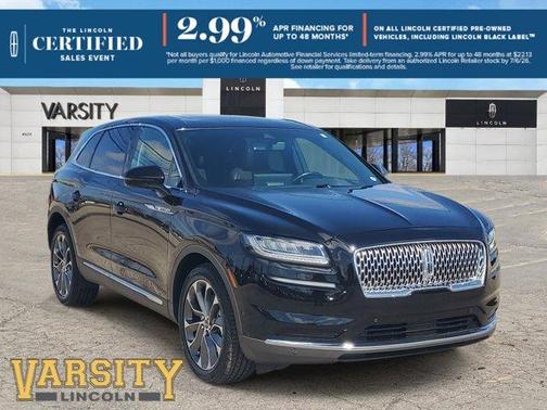 Infinite Black Metallic 2023 Lincoln Nautilus Reserve