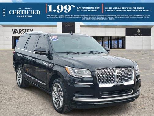 Infinite Black Metallic 2023 Lincoln Navigator Standard