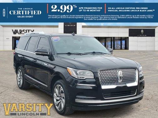 Infinite Black Metallic 2023 Lincoln Navigator Standard