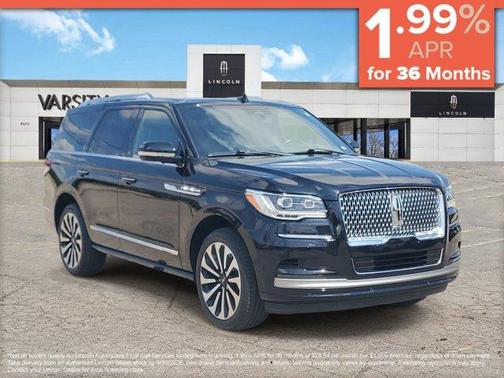 Infinite Black Metallic 2023 Lincoln Navigator Reserve