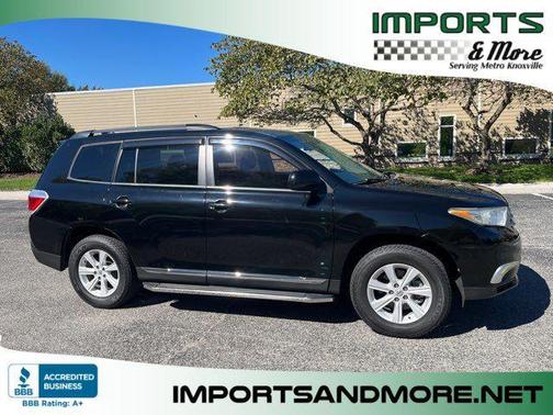 Black 2013 Toyota Highlander SE