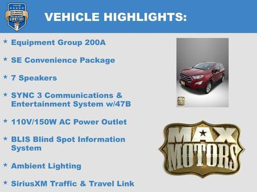 2020 Ford EcoSport SE