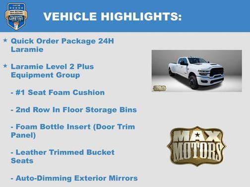 2025 RAM 3500 Laramie Crew Cab 4x4 8' Box