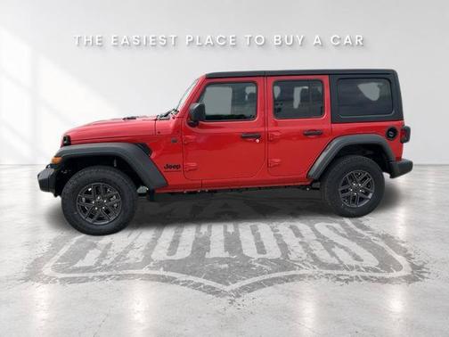 Firecracker Red Clearcoat 2026 Jeep Wrangler Sport RHD