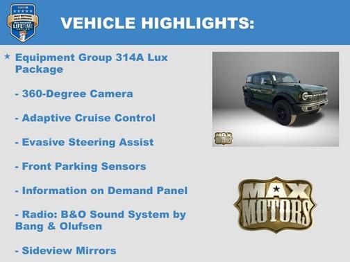 Eruption Green Metallic 2025 Ford Bronco Outer Banks