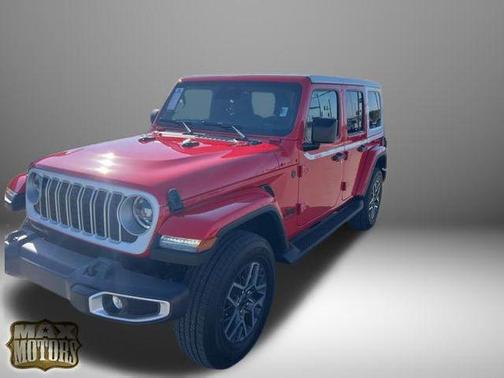 Firecracker Red Clearcoat 2026 Jeep Wrangler 4-Door Sahara 4x4