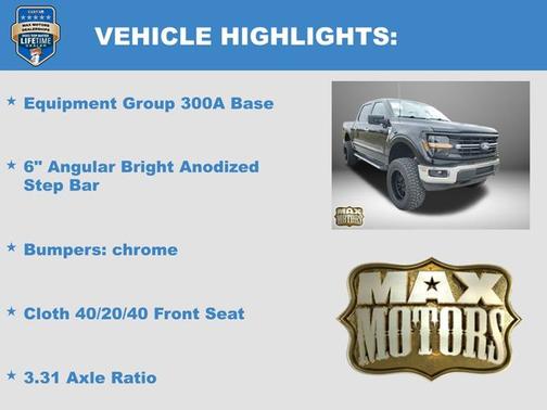 Agate Black Metallic 2025 Ford F-150 XLT
