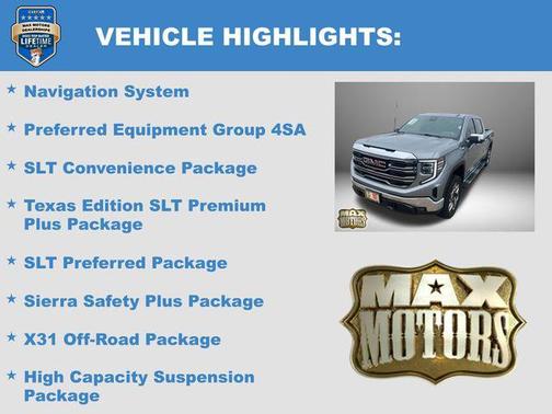 Sterling Metallic 2024 GMC Sierra 1500 SLT