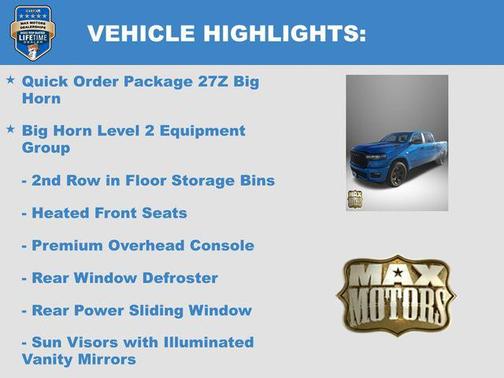 2026 RAM 1500 Big Horn/Lone Star