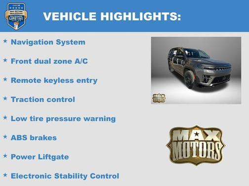 2026 Jeep Grand Wagoneer Limited Reserve 4x4