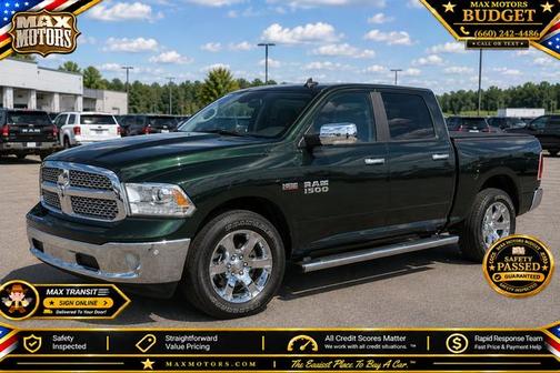 Black Forest Green Pearlcoat 2016 RAM 1500 Tradesman