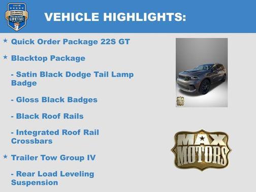 2026 Dodge Durango GT HEMI V8 AWD