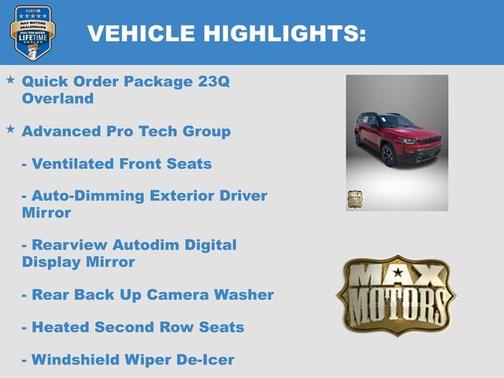 Red Hot Pearlcoat 2026 Jeep Cherokee Overland