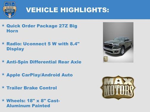 2026 RAM 1500 Big Horn/Lone Star