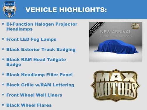 Flame Red Clearcoat 2022 RAM 1500 Classic Warlock Quad Cab 4x4 6'4' Box