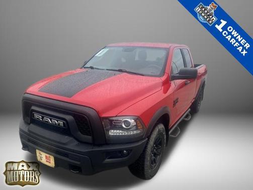 Flame Red Clearcoat 2022 RAM 1500 Classic Warlock Quad Cab 4x4 6'4' Box