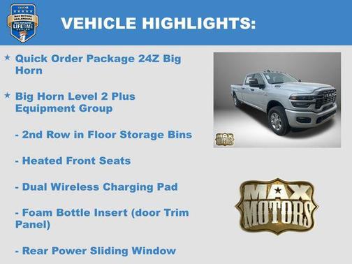 2026 RAM 3500 Big Horn Crew Cab 4x4 8' Box