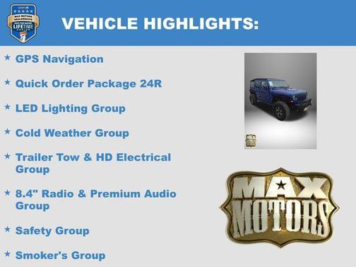 Ocean Blue Metallic Clearcoat 2019 Jeep Wrangler Unlimited Rubicon