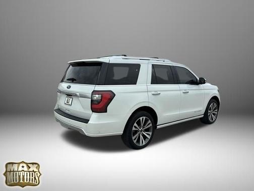 Star White Metallic Tri-Coat 2021 Ford Expedition Platinum