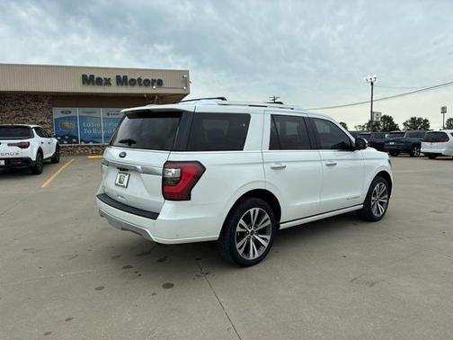 Star White Metallic Tri-Coat 2021 Ford Expedition Platinum