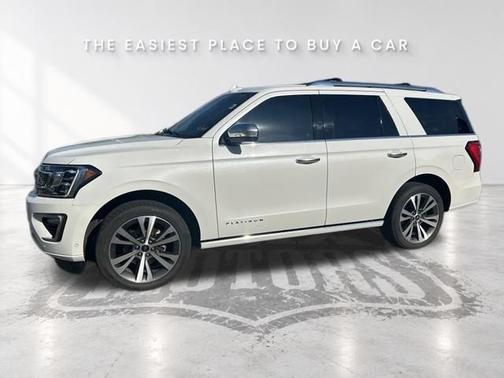 Star White Metallic Tri-Coat 2021 Ford Expedition Platinum