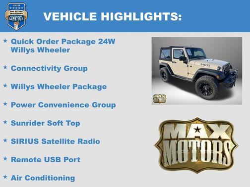 2016 Jeep Wrangler Willys Wheeler