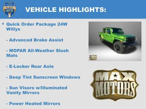 Mojito 2025 Jeep Gladiator Willys