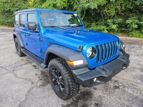 Hydro Blue Pearl Coat 2021 Jeep Wrangler Unlimited Sport Altitude