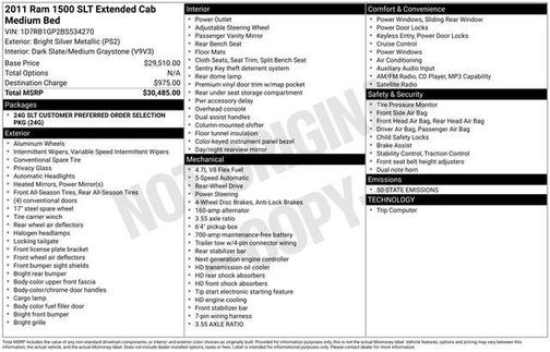 2011 Dodge Ram 1500 SLT