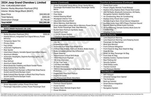 2024 Jeep Grand Cherokee L Limited