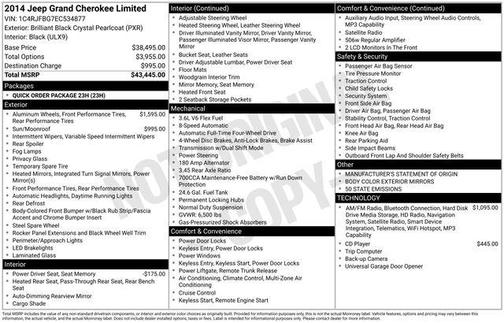 2014 Jeep Grand Cherokee Limited