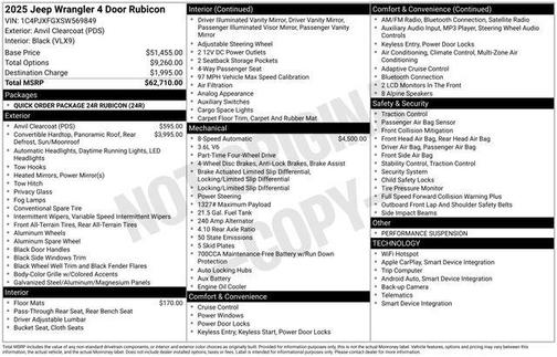 2025 Jeep Wrangler Rubicon