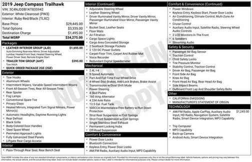 2019 Jeep Compass Trailhawk