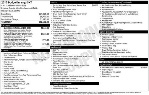 2017 Dodge Durango SXT