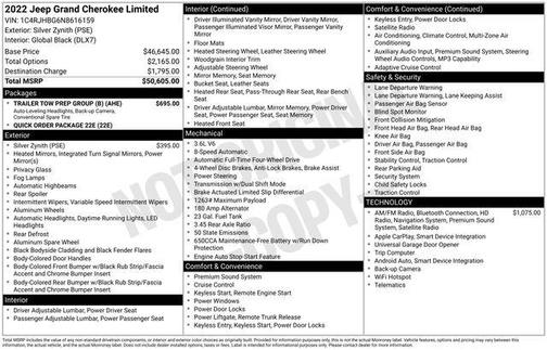 2022 Jeep Grand Cherokee Limited