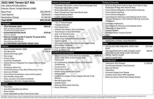 2022 GMC Terrain SLT