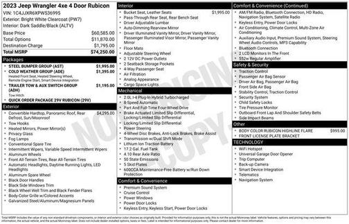 2023 Jeep Wrangler 4xe Rubicon