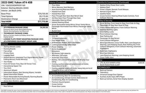 2023 GMC Yukon 4WD AT4