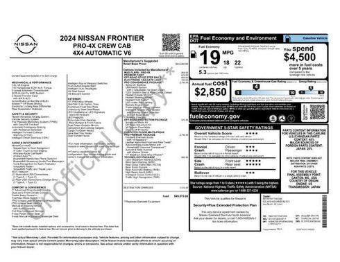 Boulder Gray Pearl 2024 Nissan Frontier PRO-4X