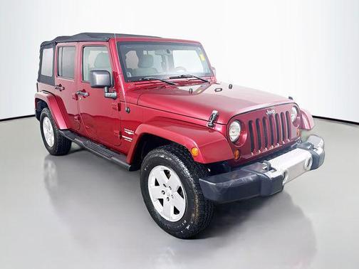 Deep Cherry Red Crystal Pearlcoat 2011 Jeep Wrangler Unlimited Sahara