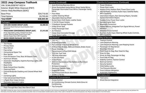 2022 Jeep Compass Trailhawk