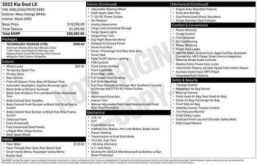 2022 Kia Soul LX